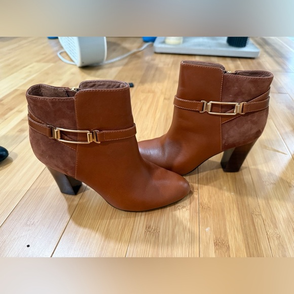 ISOLA Eppie Women’s Ankle Booties – Luggage Brown – Size 7.5M - Picture 7 of 11